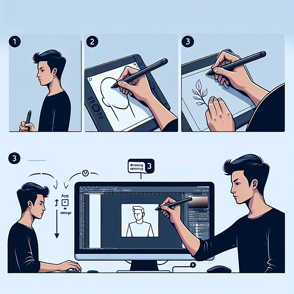 How to Use a Drawing Graphic Tablet on a Computer?